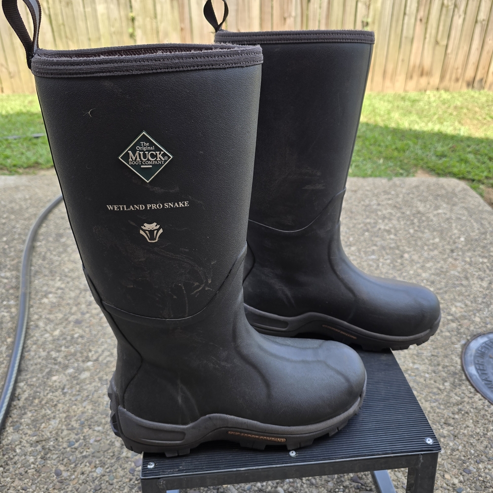 Muck Wetland Pro Snake Boots - Black